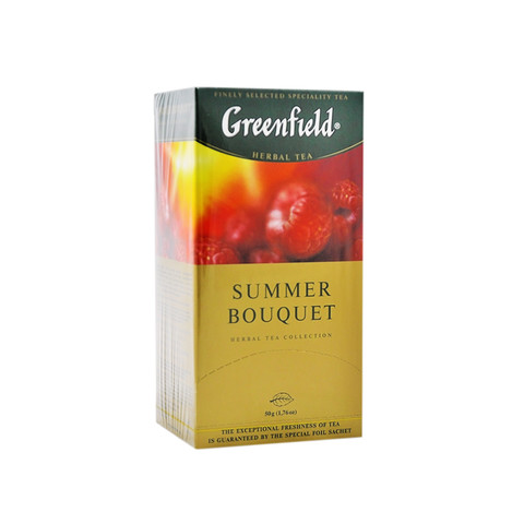 Чай "Гринфилд" Малина (Summer Bouquet)ф/п 25*2 г (