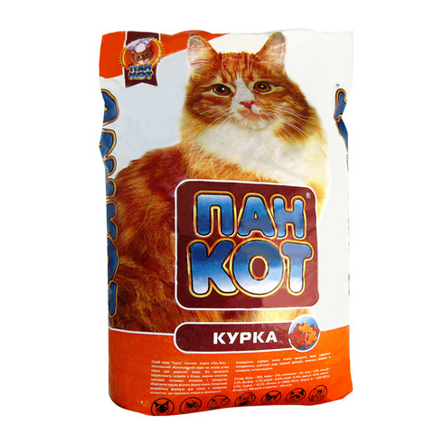 Корм д/котів "Пан Кіт" 10 кг Курка