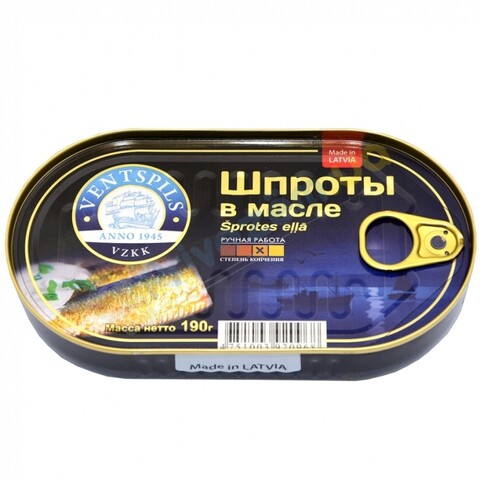 Шпроты (Венспилс) 190 г, hansa (36)