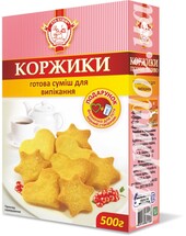 Суміш д/випік "Коржики" (Сто пудів) 500г короб (4)