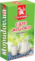 Сухе молоко "Сто пудів" знежирене 1,5% 150 г короб