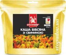 Каша вівсяна зі свининою "Сто пудів" 80 г, zip пак