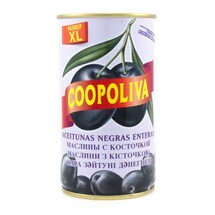 Маслини "Coopoliva" б/к 370 мл з/б (12)