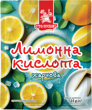 Лимонна кислота "Сто пудів" 15 г (50)
